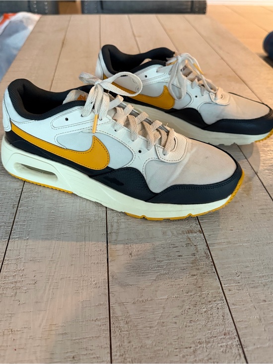 Nike Other - Nike Air Max SC Sneakers | Sail/University Gold/Black | Men’s 9.5 / Women’s 11